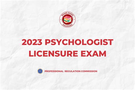 bs psychology board exam 2024|2023 PSYCHOLOGIST LICENSURE EXAM: Exam Schedule  .